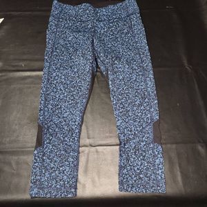 lululemon athletica Blue Patterned Leggings